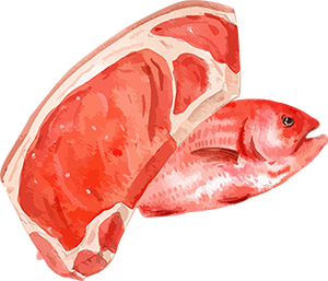 圖片:新鮮肉類插圖